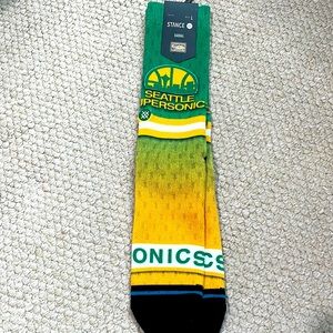 Seattle SuperSonics Mens socks Large